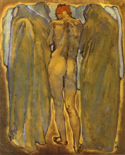 Картина "female nude" художника "мозер коломан"