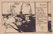 Копия картины "laurel wreath" художника "мозер коломан"