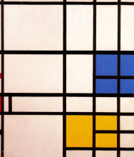 Копия картины "композиция № 11. лондон с синим, красным и желтым" художника "мондриан пит"