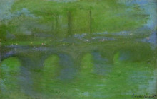 Картина "мост ватерлоо, рассвет" художника "моне клод"
