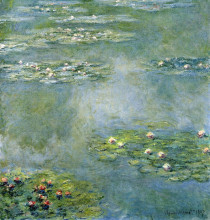 Копия картины "водяные лилии" художника "моне клод"