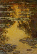 Репродукция картины "водяные лилии" художника "моне клод"