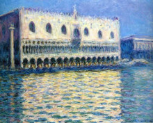 Репродукция картины "the palazzo ducale" художника "моне клод"