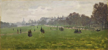 Копия картины "грин-парк в лондоне" художника "моне клод"