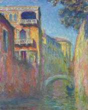 Копия картины "венеция, рио-де-санта-салюте" художника "моне клод"