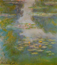 Картина "водяные лилии" художника "моне клод"