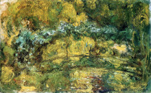 Копия картины "японский мостик (мостик над прудом с водяными лилиями)" художника "моне клод"