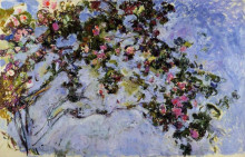 Копия картины "розовый куст" художника "моне клод"