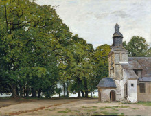 Картина "церковь нотр-дам-де-грас в онфлёре" художника "моне клод"