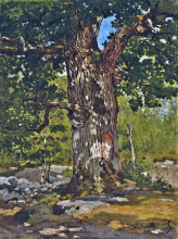Копия картины "дуб бодмера" художника "моне клод"