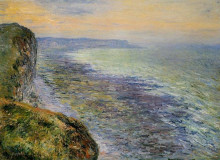 Репродукция картины "морской пейзаж близ фекама" художника "моне клод"