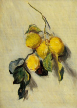 Репродукция картины "ветка лимонов" художника "моне клод"