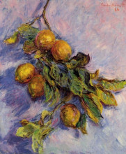 Копия картины "ветка лимонов" художника "моне клод"