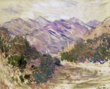 Репродукция картины "долина нервии с дольчеаккуа" художника "моне клод"