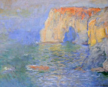 Копия картины "маннпорт, отражение в воде" художника "моне клод"
