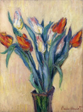 Копия картины "ваза тюльпанов" художника "моне клод"