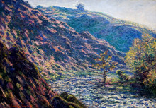 Копия картины "старое дерево в устье реки" художника "моне клод"