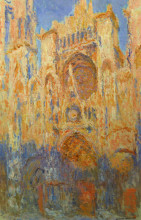 Копия картины "руанский собор" художника "моне клод"