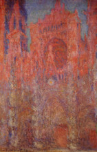 Репродукция картины "руанский собор" художника "моне клод"