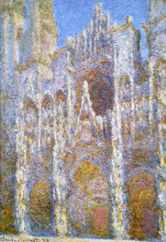 Картина "руанский собор, эффект солнечного света" художника "моне клод"