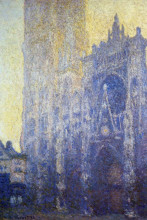 Копия картины "руанский собор, главный вход, утренний эффект" художника "моне клод"