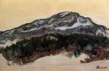 Репродукция картины "гора колсаас, норвегия" художника "моне клод"