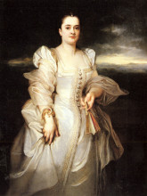 Копия картины "portrait of a woman" художника "монтичелли адольф жозеф тома"