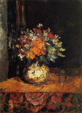 Копия картины "bouquet of flowers" художника "монтичелли адольф жозеф тома"