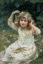 Копия картины "marguerites" художника "морган фредерик"