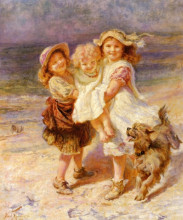 Картина "on the beach" художника "морган фредерик"