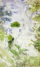 Копия картины "the tuileries" художника "моризо берта"
