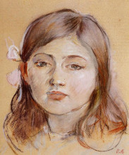 Репродукция картины "portrait of julie" художника "моризо берта"