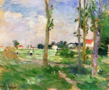 Копия картины "landscape of creuse" художника "моризо берта"