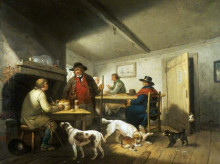 Картина "interior of a country inn" художника "морланд джордж"