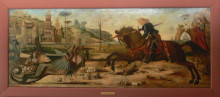 Копия картины "saint george, after vittore carpaccio" художника "моро гюстав"