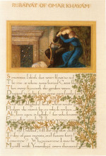 Картина "the rubaiyat of omar khayyam, text and decoration by morris with illustrations by burne-jones" художника "моррис уильям"