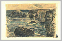 Картина "cliffs of the wild coast" художника "мофра максим"