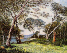 Картина "the pines of the ile st. morah" художника "мофра максим"