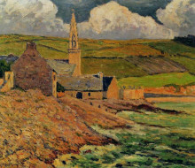 Репродукция картины "saint michel&#39;s church" художника "мофра максим"