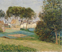 Репродукция картины "douarnenez, october landscape" художника "мофра максим"