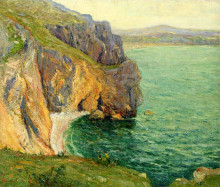 Копия картины "the cliffs at polhor" художника "мофра максим"