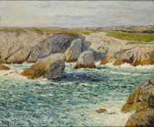 Картина "the creek shore of quibero" художника "мофра максим"