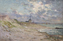 Картина "semaphore of the beg-meil, brittany" художника "мофра максим"