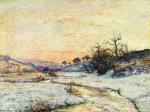 Копия картины "morning in winter" художника "мофра максим"