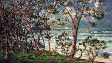Копия картины "the shore at duarnenez" художника "мофра максим"