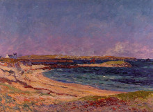 Репродукция картины "the portivy beach" художника "мофра максим"