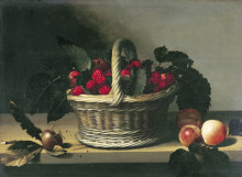 Картина "still life with blackberries" художника "муайон луиза"