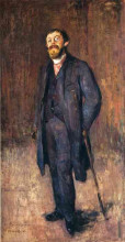Копия картины "портрет художника йенсена хьелла" художника "мунк эдвард"