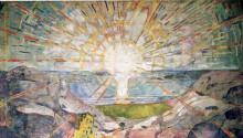 Картина "солнце" художника "мунк эдвард"