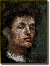 Копия картины "автопортрет" художника "мунк эдвард"